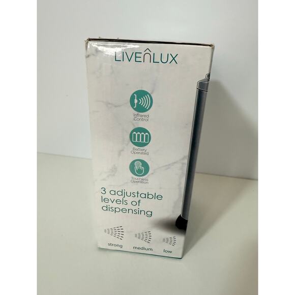 NEW Livenlux Motion Sensor Soap Dispenser Stainless Steel Touchless NIB - Picture 5 of 8